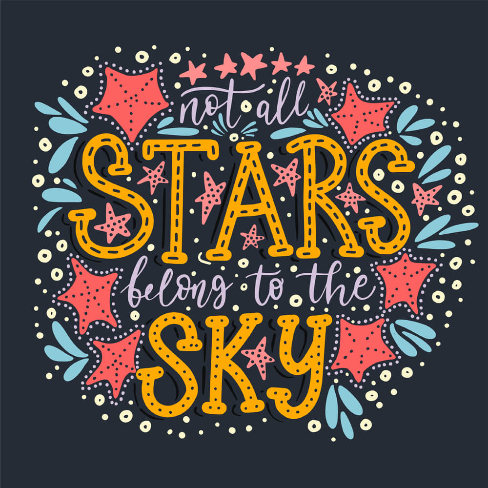 Not all the stars belong to the sky
